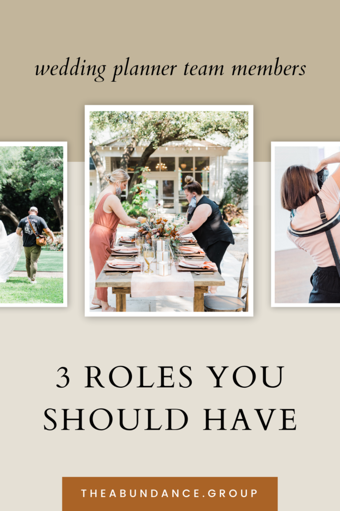 Wedding Planner Team Members: 3 Roles You Should Have